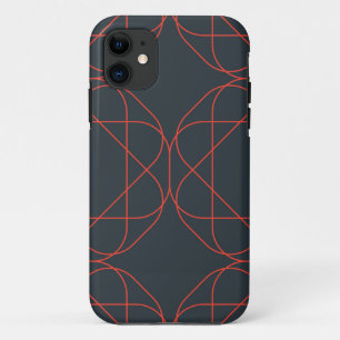 Modern, simple, cute, playful geometric pattern iPhone 11 case