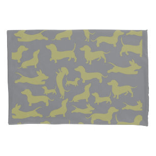 Modern Simple Dachshund  Pillowcase