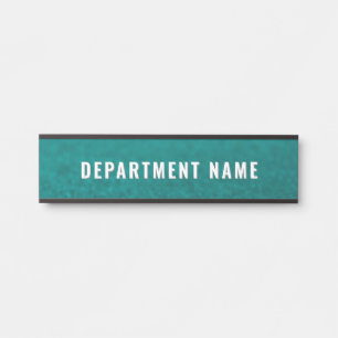 Modern Simple Department Name Door Sign