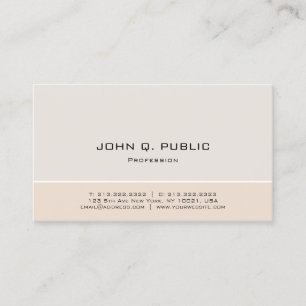 Modern Simple Design Harmony Colours Professional Business Card
