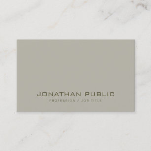 Modern Simple Design Professional Elegant Template Business Card