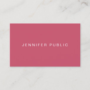 Modern Simple Designed Trend Colours Template Business Card