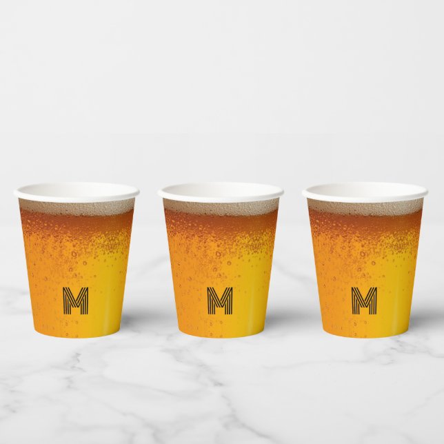 modern simple drinking  beer Christmas party Paper Cups (Multi)