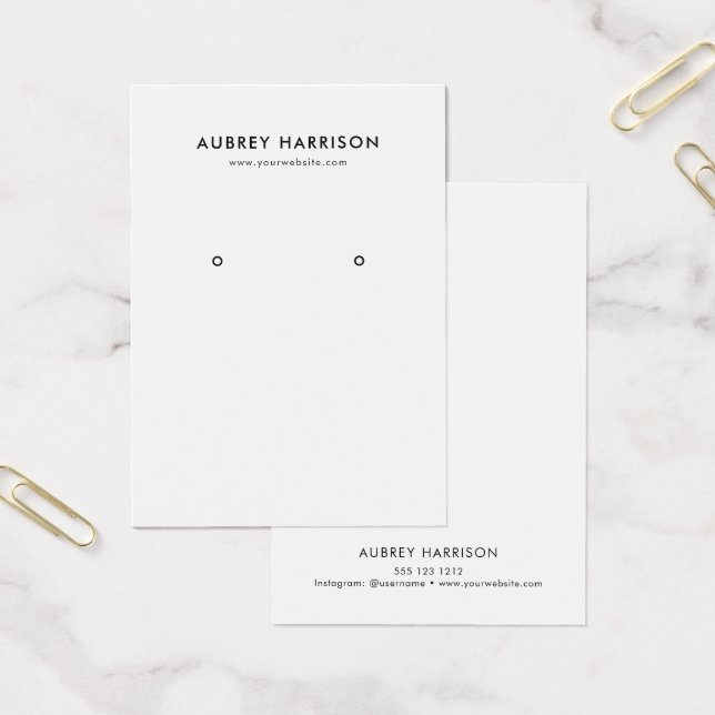 Modern Simple Earring Display (Office)