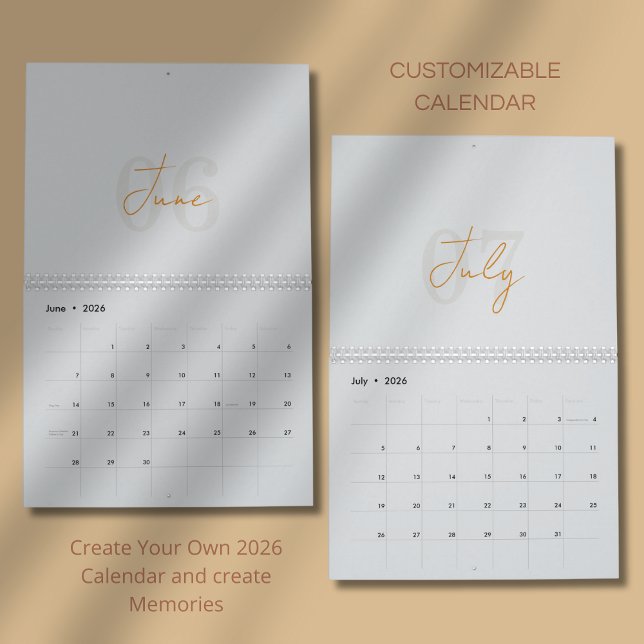 Modern Simple Elegant 2026 Calendar (Creator Uploaded)