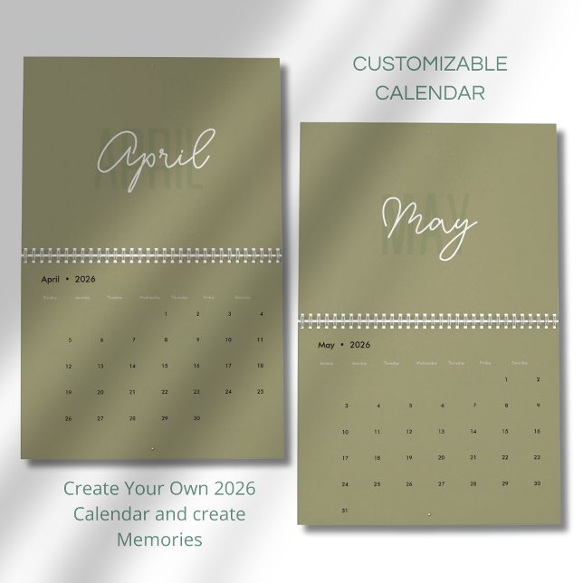 Modern Simple Elegant 2026 Calendar (Creator Uploaded)