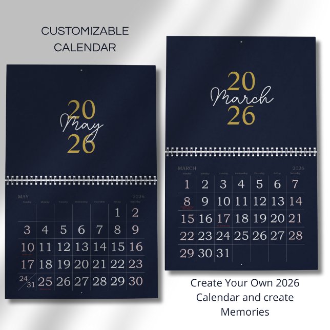 Modern Simple Elegant 2026 Calendar (Creator Uploaded)