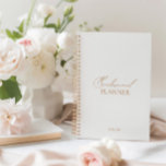 Modern Simple Elegant Bridesmaid Wedding Planner<br><div class="desc">Designed to coordinate with for the «Chloe» Wedding Invitation Collection. To change details,  click «Details». To move the text or change the size,  font,  or colour,  click «Edit using Design Tool». View the collection link on this page to see all of the matching items in this beautiful design</div>