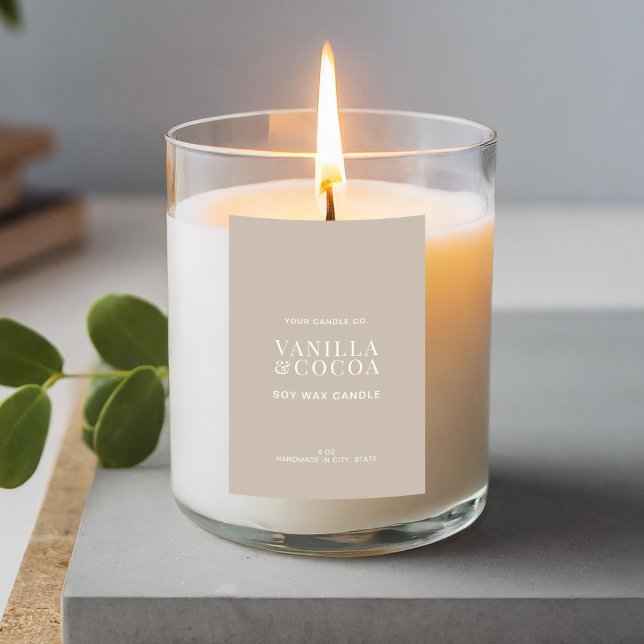 Modern Simple Elegant Candle Label (Creator Uploaded)