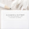 Modern Simple Elegant Chic Wedding Return Address