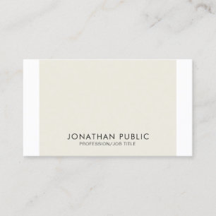 Modern Simple Elegant Creative Plain Professional Business Card
