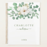 Modern, simple, elegant eucalyptus flower planner<br><div class="desc">Modern,  simple,  elegant eucalyptus flower planner.
Just edit your product in a few minutes. You can change the font/size/colour and position using "further personalise".</div>