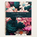 Modern, simple, elegant flower planner<br><div class="desc">Modern,  simple,  elegant flower planner.
Just edit your product in a few minutes. You can change the font/size/colour and position using "further personalise".</div>