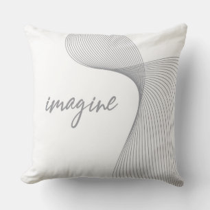 Modern, simple, elegant graphic design of Imagine Cushion