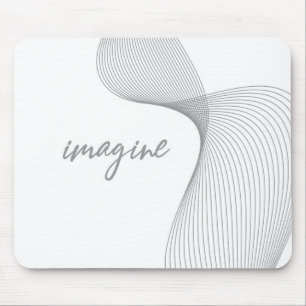 Modern, simple, elegant graphic design of Imagine Mouse Pad