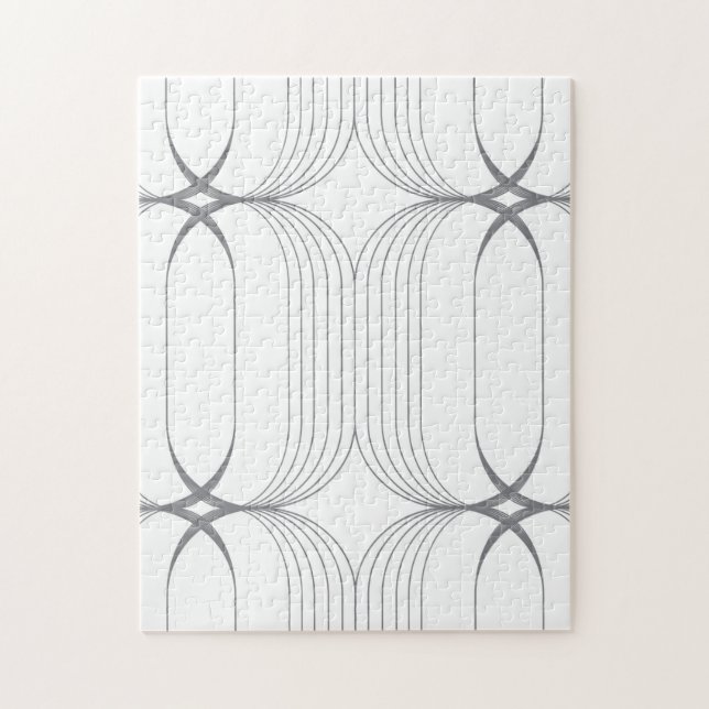 Modern, simple elegant luxury illustration pattern jigsaw puzzle (Vertical)