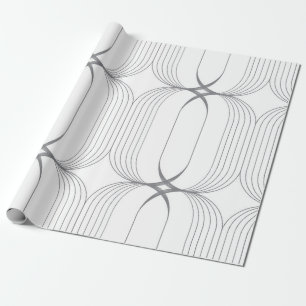 Modern, simple elegant luxury illustration pattern wrapping paper