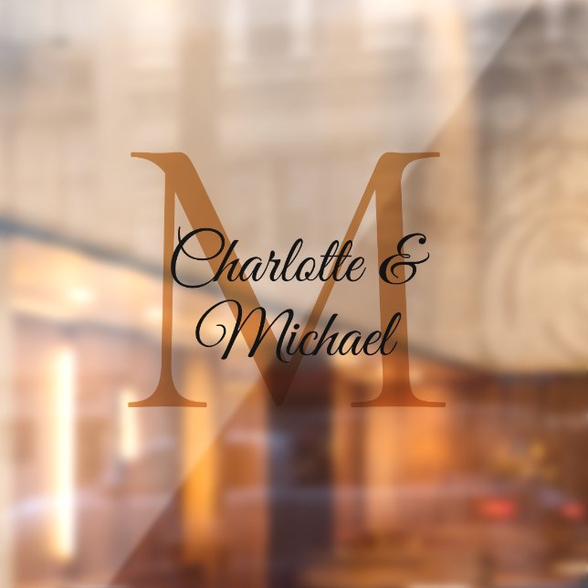 Modern, simple, elegant, monogram wedding (Sheet 2)