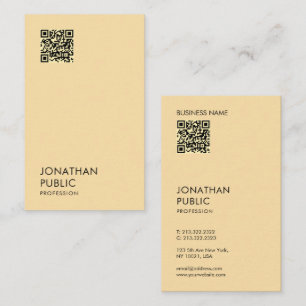 Modern Simple Elegant Professional Oceania Gold Business Card