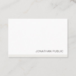 Modern Simple Elegant Template Professional Business Card