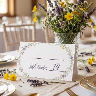 Modern Simple Floral Boho Wedding Place Cards