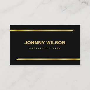 Modern Simple Graduate Student Business Card