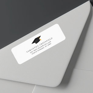 Modern Simple Graduation 2026 Return Address Label