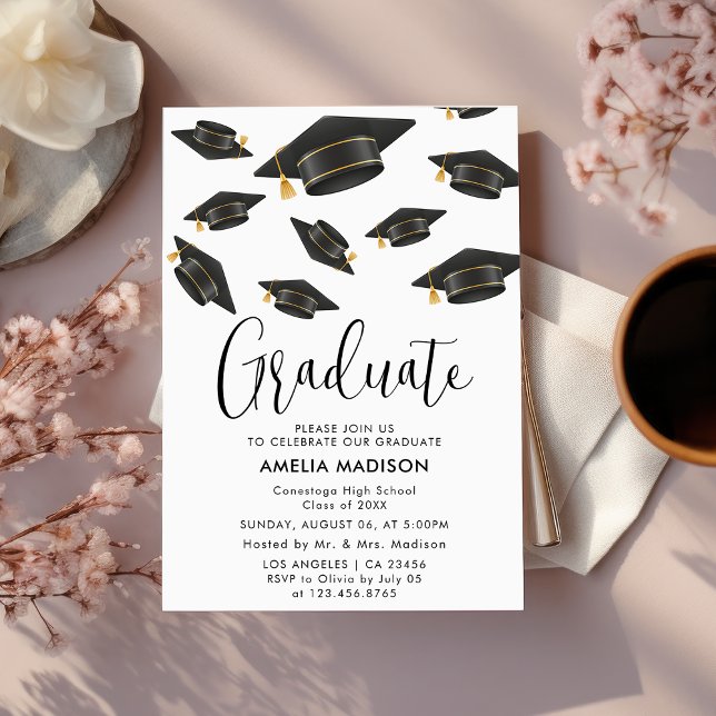 Modern Simple Graduation Party Invitation (Creator Uploaded)