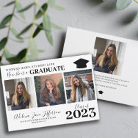 Modern simple graduation quote graduate 4 photo