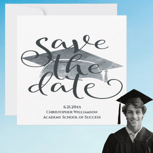 Modern Simple Graduation Save The Date