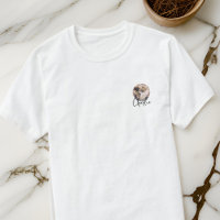 Modern Simple Grunge Custom Badge Pet Photo Name