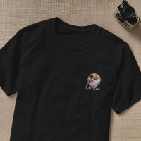 Modern Simple Grunge Custom Badge Pet Photo Name
