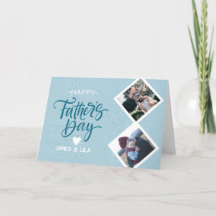 Modern Simple Happy Father's Day Custom Card