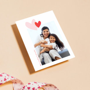 Modern Simple Hearts Folded Valentine's Day Holiday Card