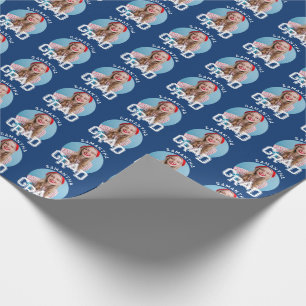 Modern Simple High School Grad Photo Graduation Wrapping Paper