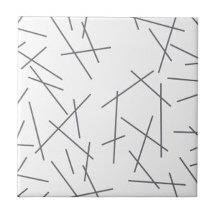 Modern, simple, messy graphic line pattern ceramic tile