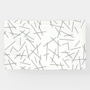 Modern, simple, messy, trendy graphic line pattern banner