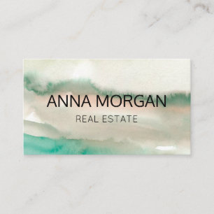 modern simple minimal architecture real estate bus business card