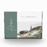 modern simple minimal green home photo family gift<br><div class="desc">Modern script elegant minimal green photo photograph family home decor gift. A stylish bold way to show your family photographs.</div>