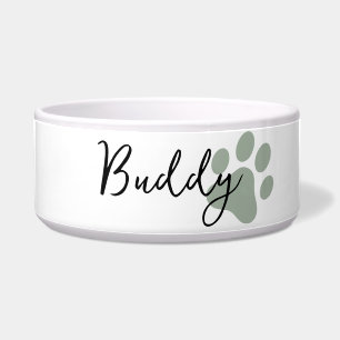 Modern simple minimal paw print personlaized
