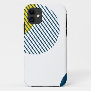 Modern, simple, minimal, trendy urban abstract art iPhone 11 case