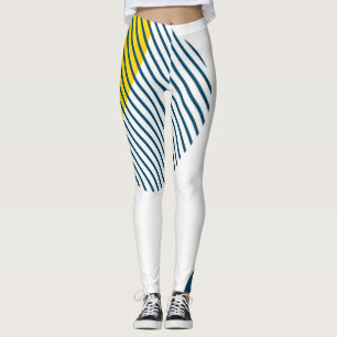 Modern, simple, minimal, trendy urban abstract art leggings