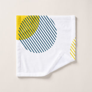 Modern, simple, minimal, trendy urban abstract art wash cloth