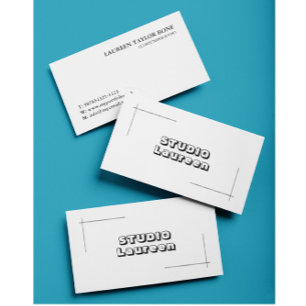 Modern Simple Minimalist Business Card