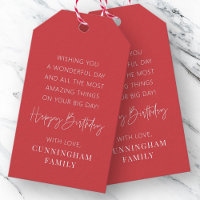 Modern Simple Minimalist Chic Happy Birthday