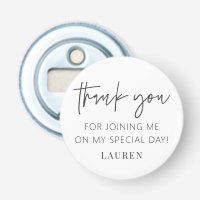 Modern Simple Minimalist Chic Thank You