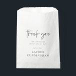 Modern Simple Minimalist Chic Thank You Favour Bag<br><div class="desc">Design is composed of modern chic typography with sans serif and serif font.</div>