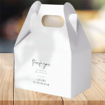 Modern Simple Minimalist Chic Thank You Favour Box<br><div class="desc">Design is composed of modern chic typography with sans serif and serif font.</div>
