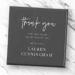 Modern Simple Minimalist Chic Thank You Magnet<br><div class="desc">Design is composed of modern chic typography with sans serif and serif font.</div>