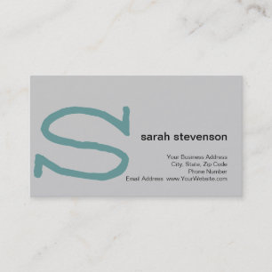 Modern Simple Minimalist Consultant Business Card